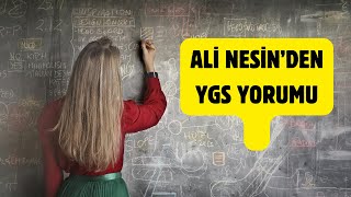 ALI NESINDEN YGS YORUMU [upl. by Odidnac519]