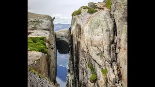 Kjeragbolten Climbing and Boarding [upl. by Hersch]