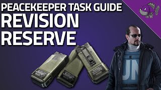 Revision Reserve  Peacekeeper Task Guide  Escape From Tarkov [upl. by Amalee553]