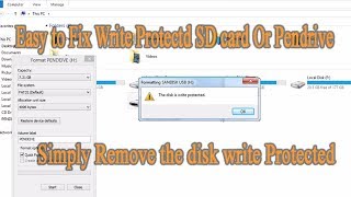 How to unlock SanDisk memory Card broken lock write protected [upl. by Yeblehs]