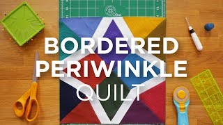 Quilt Snips Mini Tutorial  Bordered Periwinkle [upl. by Areikahs789]