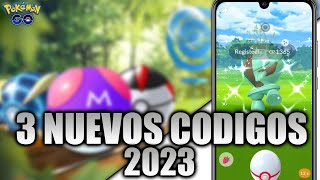 Como CONSEGUIR 3 NUEVOS CODIGOS LEGENDARIOS PARA DESBLOQUEAR A TRES LEGENDARIOS En Pokemon GO [upl. by Itsud]