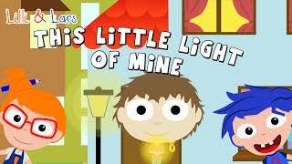 This Little Light of Mine  Lyric Video for Kids  Childrens Sing Along Songs [upl. by Idola]