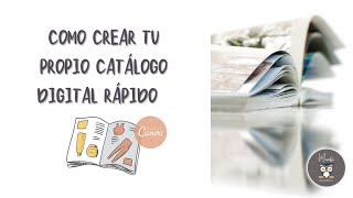 ¿Como hacer un catalogo digital facil y rápido con canva [upl. by Terrijo628]