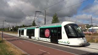 Tramway de Paris  Ligne T5  Premier jour [upl. by Betthezel]