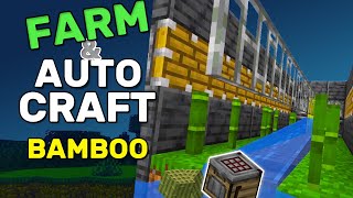 Automatic Bamboo Crafter amp Farm For Minecraft 121 [upl. by Trask]