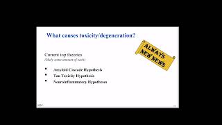 Alzheimers Disease pt 1 Slides 149 Sept 12 2024 [upl. by Ellekim]