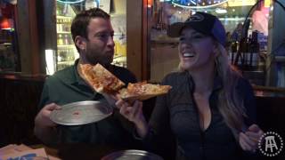 Barstool Pizza Review  The Pizza Joint AugustaGA With Special Guest Paige Spiranac [upl. by Alaikim]