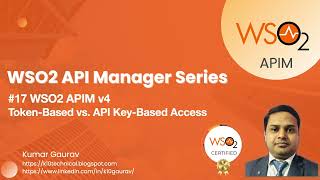 17 WSO2 APIM v4  Tokenbased vs APIKey Based Access [upl. by Tri]