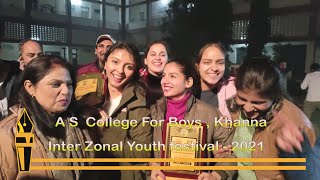 A S College For Boys  Inter Zonal Youth Festival  202122 Khanna [upl. by Caspar]