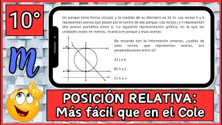 8️⃣ Posición Relativa en Prueba Estandarizada  Recta Tangente  Paralelismo y Perpendicularidad [upl. by Lukasz918]