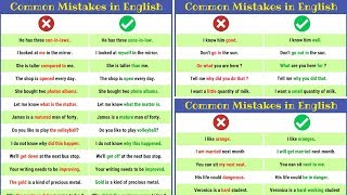 Grammatical Errors 120 Common Grammar Mistakes in English And How to Avoid Them [upl. by Kadner]