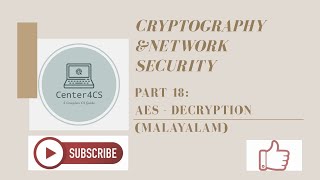 Part 18  AES  Decryption [upl. by Ange]