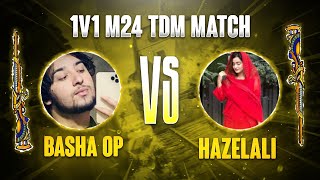 619 basha vs Hazelali  1v1 TDM  full chas wala scene Pubg mobile [upl. by Kramnhoj]