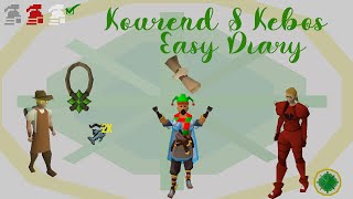 OSRS Kourend amp Kebos Easy Diary Guide  Ironman Approved [upl. by Fusco789]