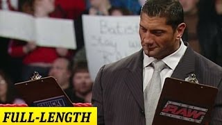 Batista decides which champion he will face off against at WrestleMania 21 [upl. by Iggie]