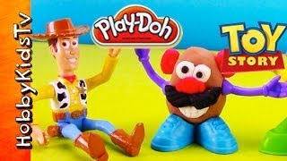 PLAYDOH Mr Potato Head Play Set Toy Review [upl. by Wellington448]