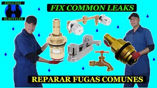 COMO ARREGLAR FUGAS DE AGUA  BIEN EXPLICADO   HOW TO FIX WATER LEAKS [upl. by Strohl100]