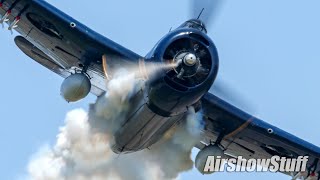 Full Warbird Airshow and Flight Ops  Friday  TBM Avenger Reunion 2023 [upl. by Aggie750]