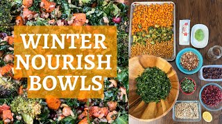 WINTER NOURISH BOWLS healthy balanced nutrientpacked meal prep [upl. by Sinnelg]