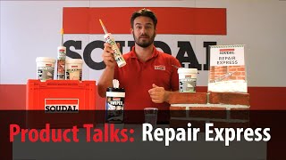 Soudal Product Talks Repair Express Cement [upl. by Anaiad]