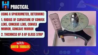 Radius of Curvature using Spherometer [upl. by Adeirf]