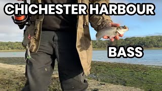 Bass fishing in Chichester Harbour at Copperas Point [upl. by Keegan]