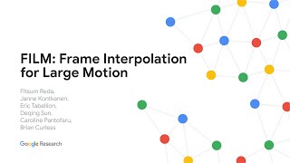 FILM Frame Interpolation for Large Motion [upl. by Eikcuhc]