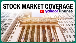 Stock market today Live coverage from Yahoo Finance [upl. by Aylatan]