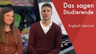 quotDas sagen die Studierendenquot  Englisch Lehramt studieren [upl. by Ambrosi]