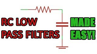 Passive RC low pass filter tutorial [upl. by Nolur]