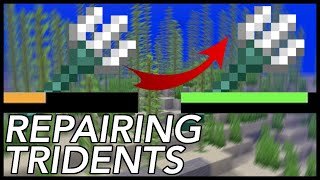 How To Repair A Trident In Minecraft [upl. by Erica337]