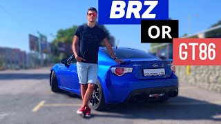 THE DIFFERENCES BETWEEN THE SUBARU BRZ amp TOYOTA GT86  AKRAPOVIC 🔥 [upl. by Zug]