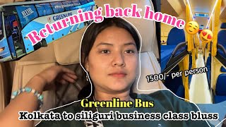 Returning Back Home🥹❤️Green line Business class bus tour😍Vlog1520 Avantika Gurung [upl. by Acinna]