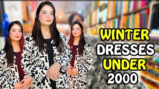 Shopping For Winter Dresses under 2k Budget  Dress Designing From Scratch  Local Market Rawalpindi [upl. by Canada]