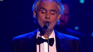 Andrea Bocelli  Nessun Dorma Live at The Global Awards 2018  Classic FM [upl. by Ecad289]