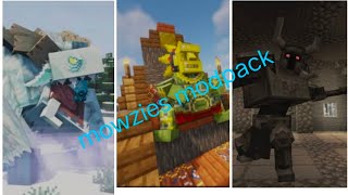 how to use mowzies modpack in minecraftthanks for watching😀👍 [upl. by Denice]