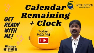 Calendar Remaining  Clock  Reasoning  Short Tricks By Rajesh Choudhary Sir 2020 [upl. by Keram785]