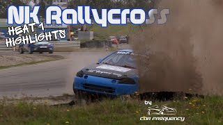 NK Rallycross OKTOBER 2023  Eurocircuit Valkenswaard  HEAT 1 Highlights [upl. by Atirahs]