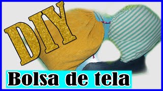 Bolsas de tela Nueva y reciclada DIY [upl. by Ardnoik]