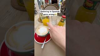 Ordering breakfast in Spanish GONE WRONG😭 [upl. by Obediah]