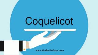 Learn how to say this word quotCoquelicotquot [upl. by Ainival]