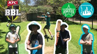 Brisbane Heat Vs Melbourne Stars  BBL 13  Backyard Cricket [upl. by Dviad]