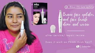 Braun 810 facial epilator review after service  Review after 5 years  Is it the best epilator [upl. by Erbua]