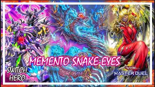 MEMENTO SNAKEEYES COMBO RANKED GAMEPLAY YuGiOh Master Duel memento snakeeyes masterduel [upl. by Martica]