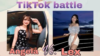 Angela Vs Lex  TikTok dance compilation [upl. by Aecila748]