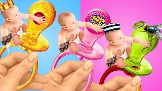 Rich Vs Poor Vs Giga Rich Pregnant In Jail Situations Crazy Moments amp Pregnant Hacks by Kaboom [upl. by Laurentia121]