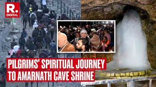 Amarnath Yatra Chants amp Hymns Echo As 52day Pilgrimage Begins  Jammu amp Kashmir  Details [upl. by Eloci]