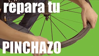 ARREGLAR un PINCHAZO 📌 Bicicleta de carretera  Curso MecaBICI 1 [upl. by Caspar]