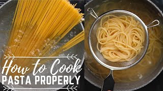 How To Cook Pasta Properly  Step by Step Pasta Cooking [upl. by Pros678]